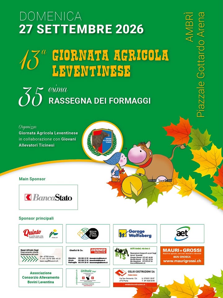 Copertina di Giornata Agricola Leventinese 2026