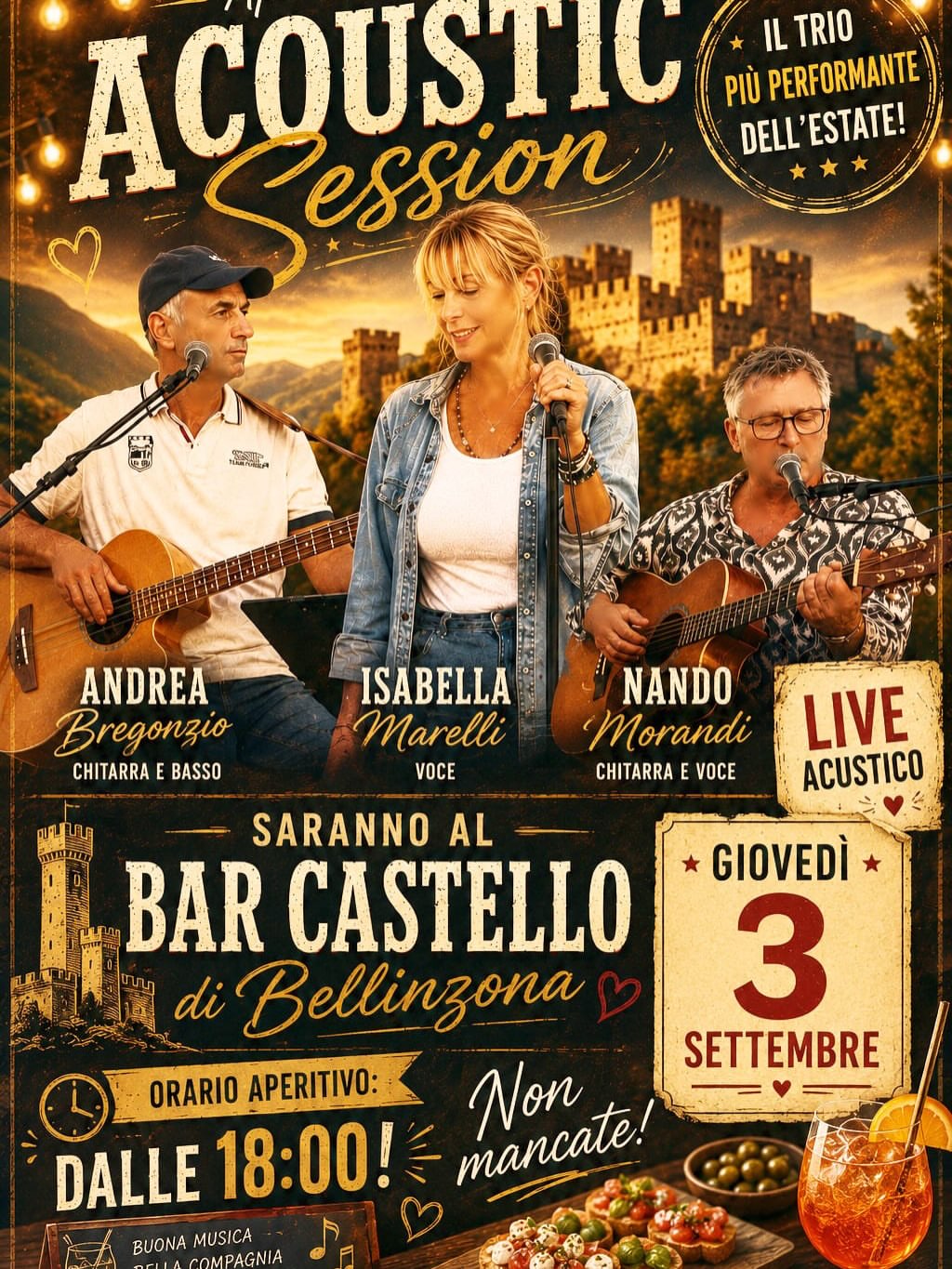 Copertina di Acoustic Session al Bar Castello di Bellinzona