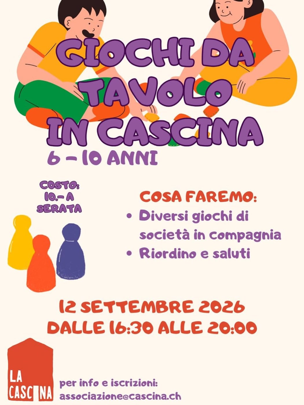 Copertina di Giochi da tavolo in Cascina