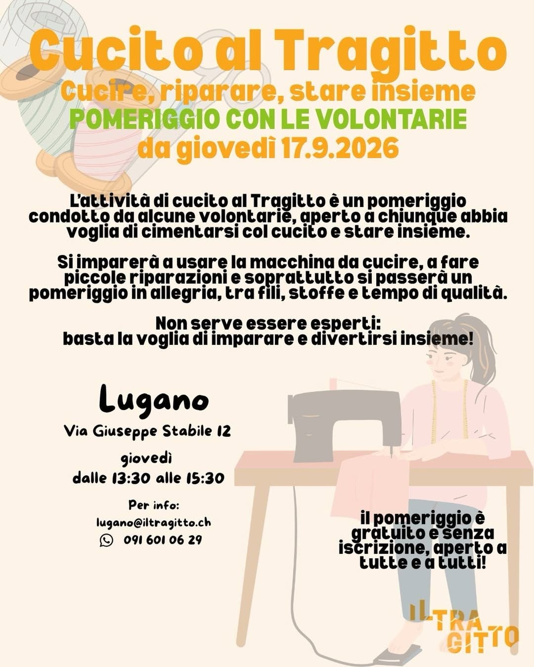 Copertina di Cucito al Tragitto
