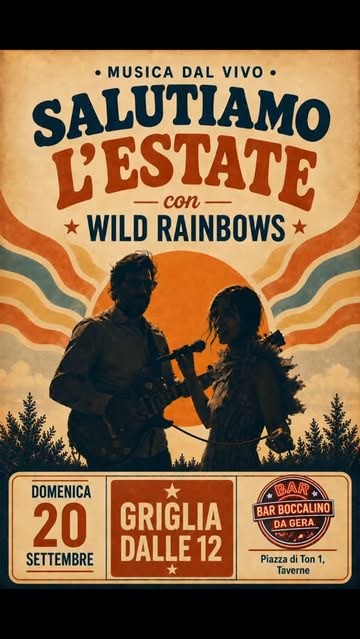 Copertina di Salutiamo l’estate con Wild Rainbows