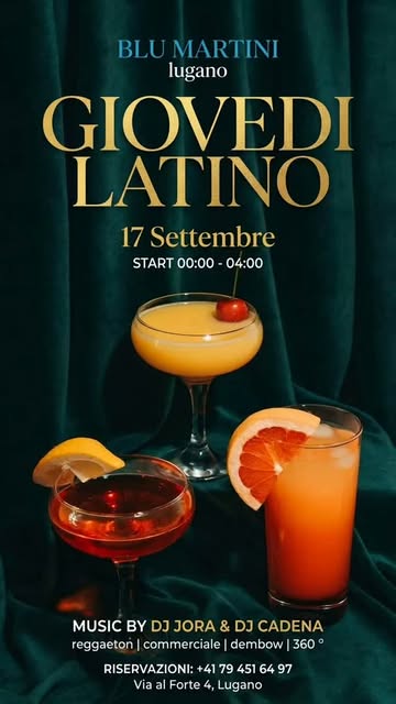 Copertina di GIOVEDI LATINO