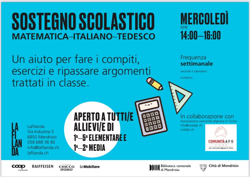 Copertina di Sostegno Scolastico - Matematica, Italiano, Tedesco