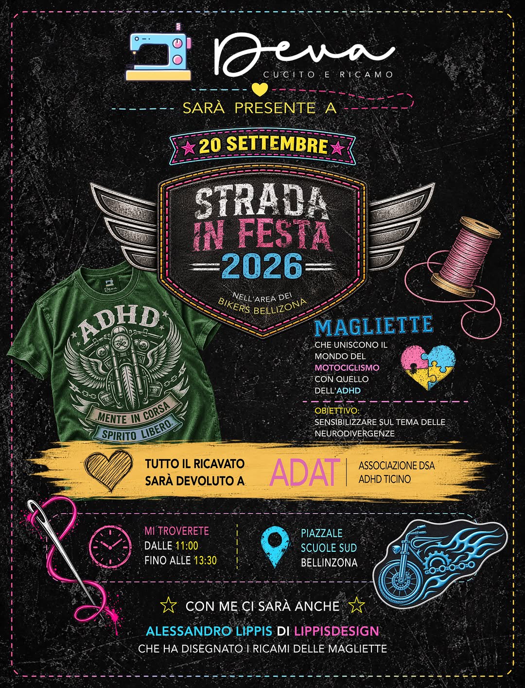 Copertina di ADAT Ticino a Strada in Festa