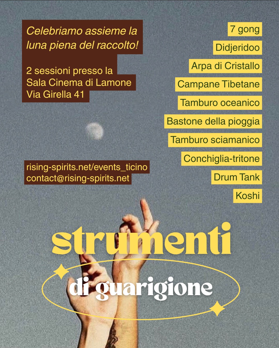Sound Healing: Bagno sonoro sotto la Luna Piena del Raccolto, foto 2