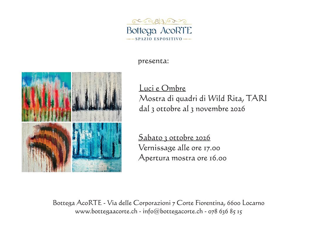Copertina di Luci e Ombre – mostra di TARI
