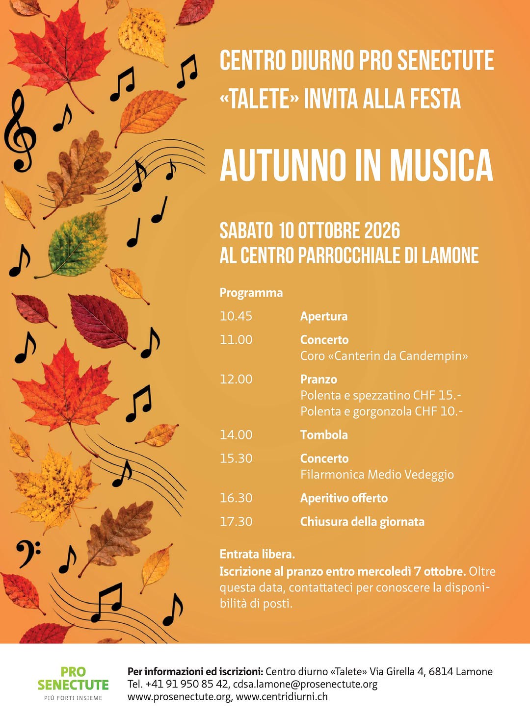 Copertina di Autunno in musica – Centro diurno Talete