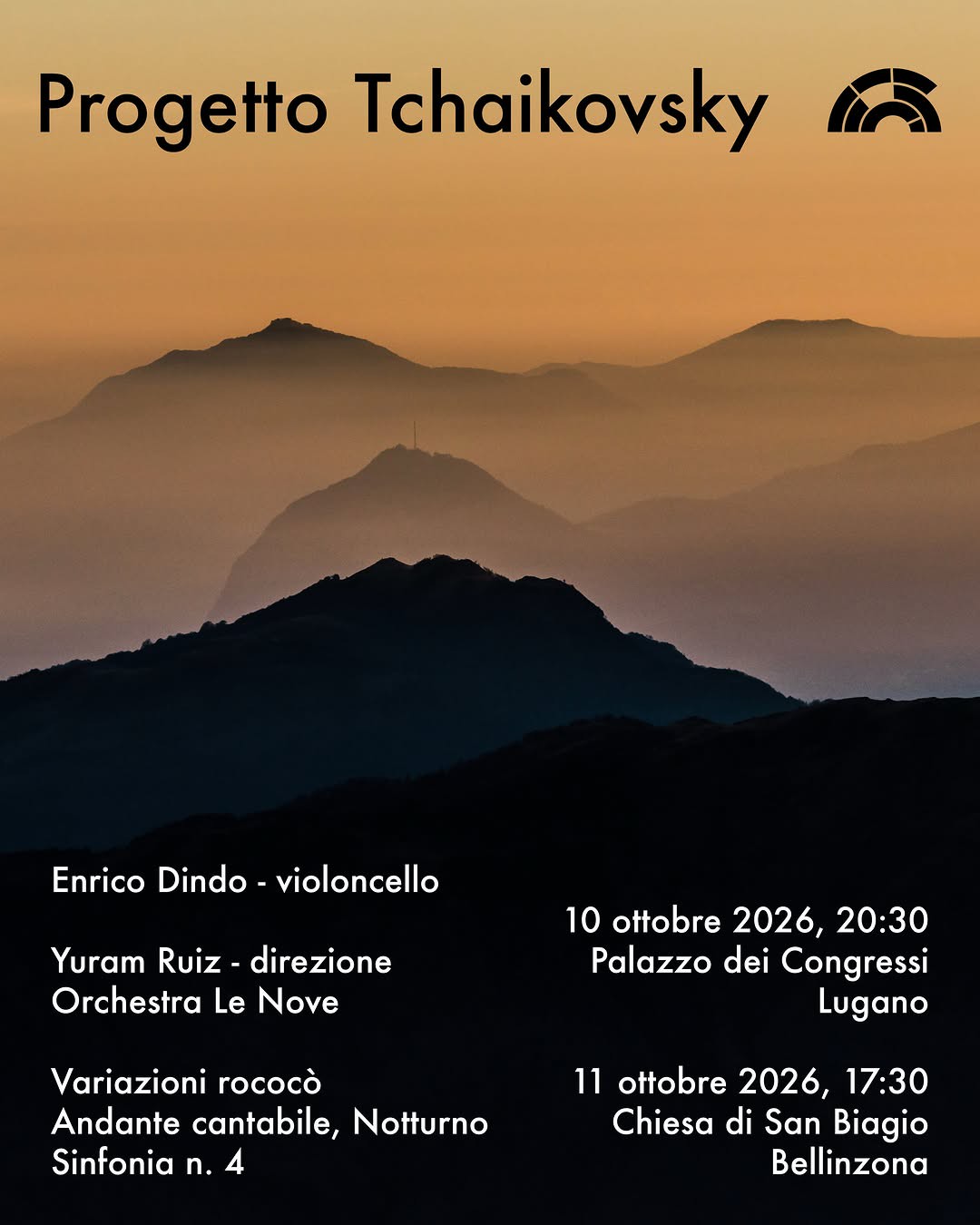 Copertina di Orchestra Le Nove – Progetto Tchaikovsky